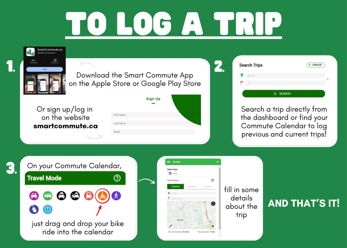 How to log a trip